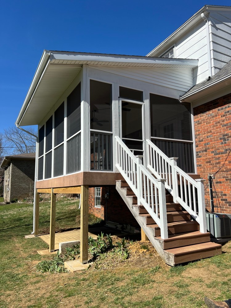 Screened In Covered Porch Owensboro KY
